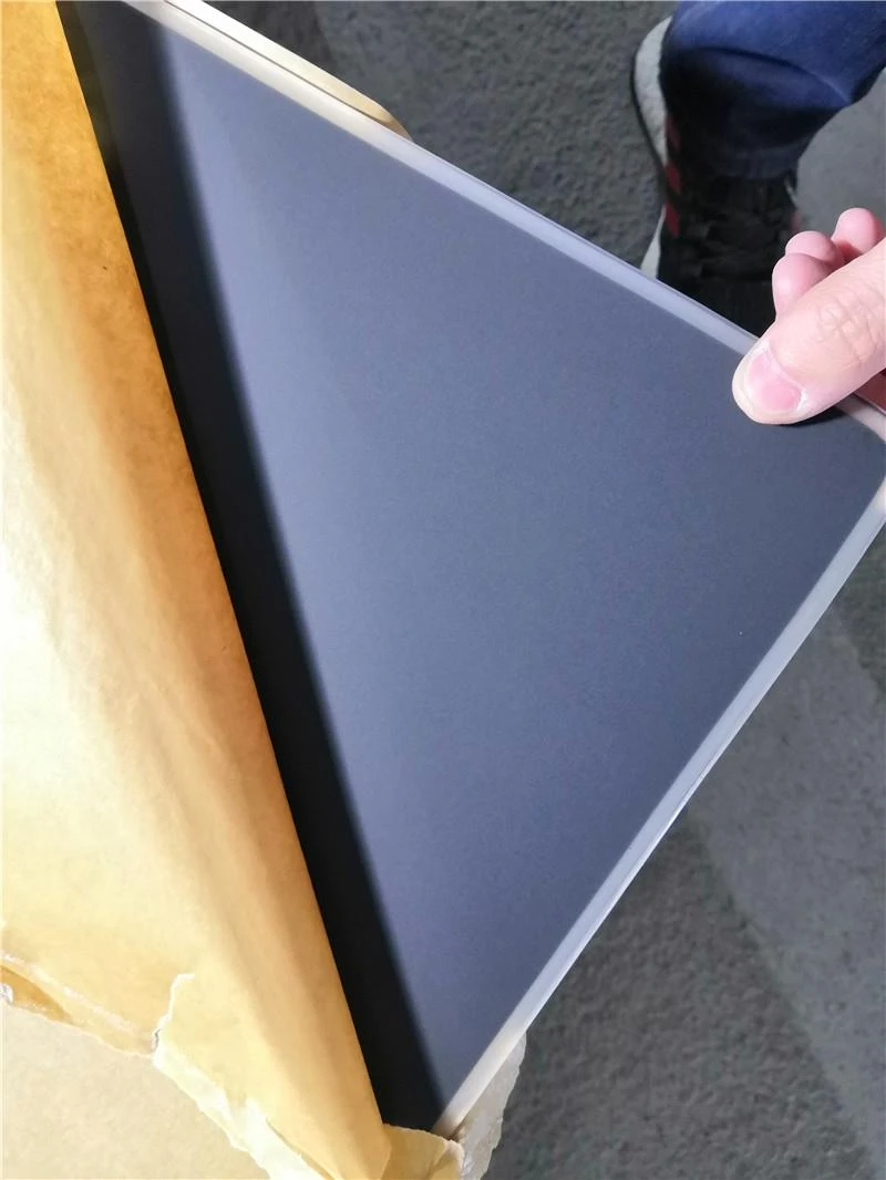 black acrylic sheet