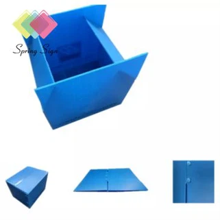 650GSM azul PP Hollow Board Embalaje Flauta