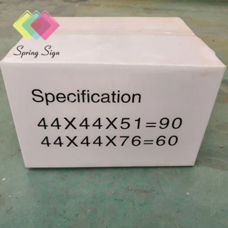 Cajas de embalaje de plástico corrugado del PP