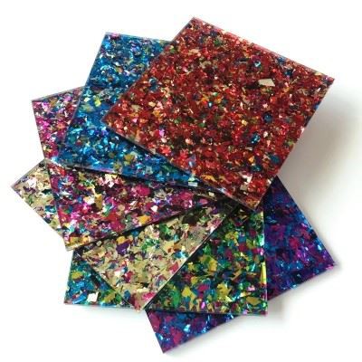 Chunky Glitter Acrylic Sheet