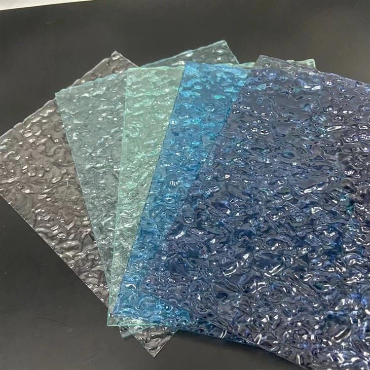Color Stone Textured Acrylic Sheet Stone Plastics Plexiglass Sheet